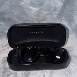 Coach Sleek Black Sunglasses with Case